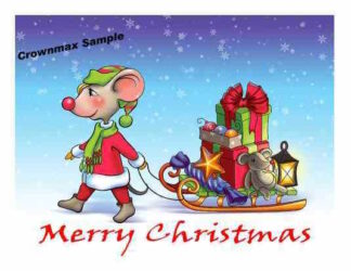 Merry Christmas Mouse Card