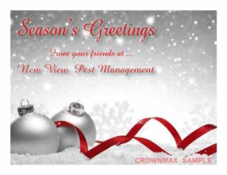 1271 Personalized Seasons Greetings Ornaments Cards