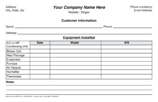 2057 PREVIEW Customer Information Cards