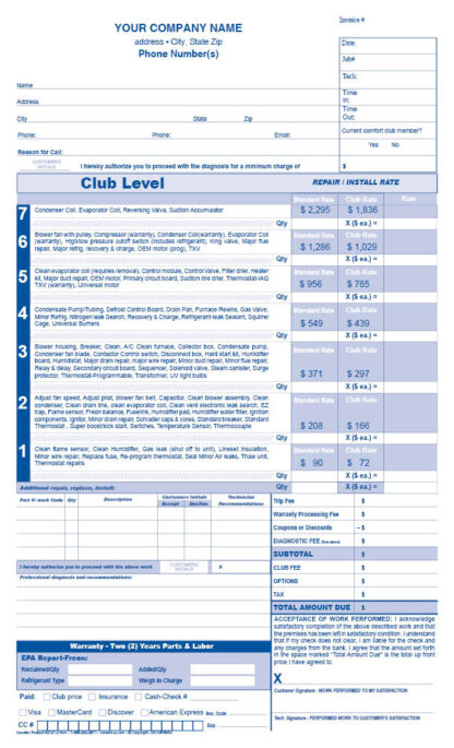 2141 preview service maintenance membership