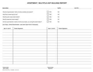 Apartment / Multiple Unit Building Report