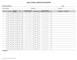 Multi-Family Inspection Report