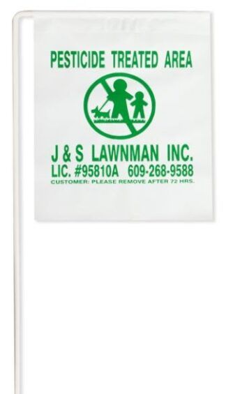 Lawn Treatment Flag