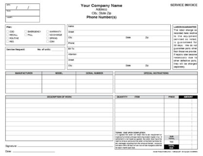 3003 preview hvac simple service invoice