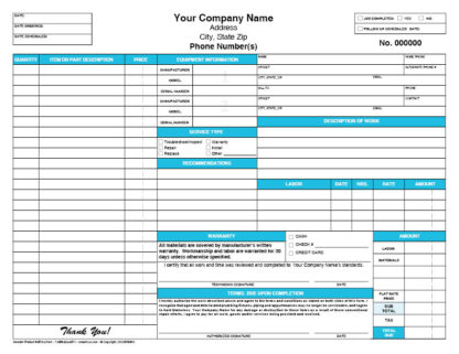 3015 preview plumbing service invoice