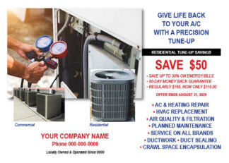 3481 HVAC Tune Up Postcard