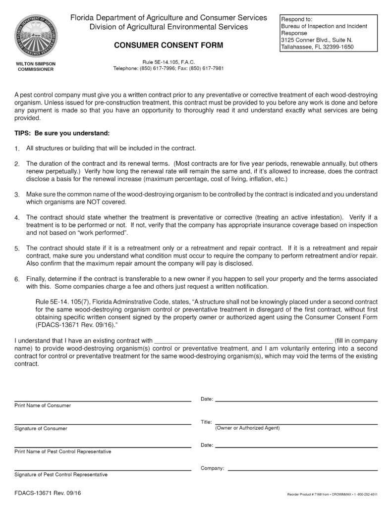 7168 – FL Consumer Consent Form - Crownmax.com