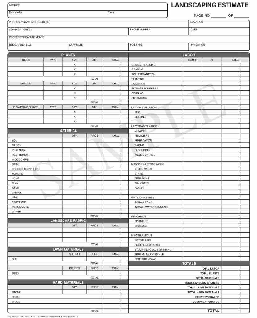 Using Your Estimate Proposal Form To Drive New Business